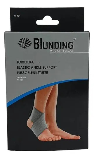 Tobillera Elastica Roja Blunding 1
