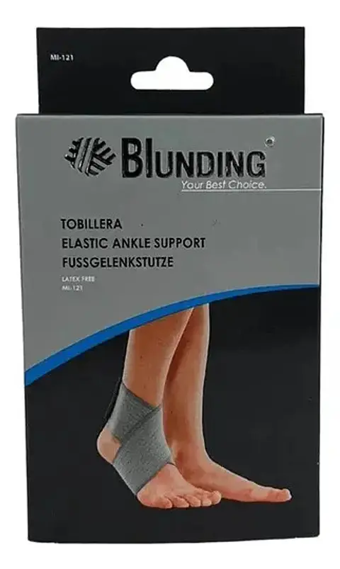 Tobillera Elastica Roja Blunding