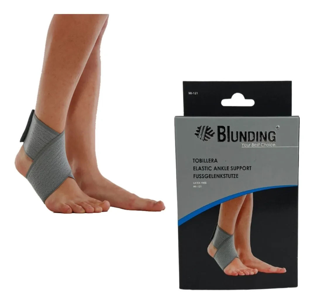 Tobillera Elastica Roja Blunding 3