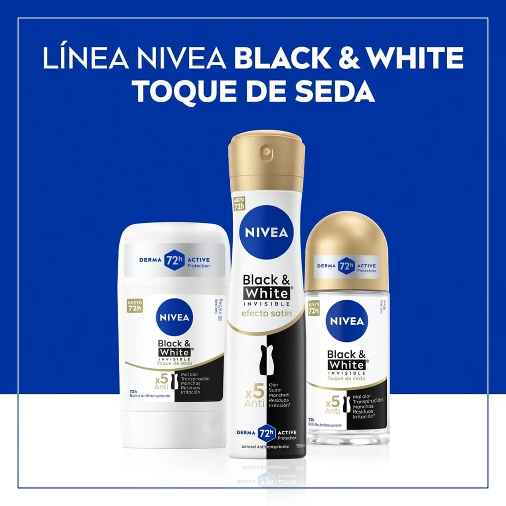 Desodorante en Barra Toque de Seda 72hrs 54gr Nivea 3