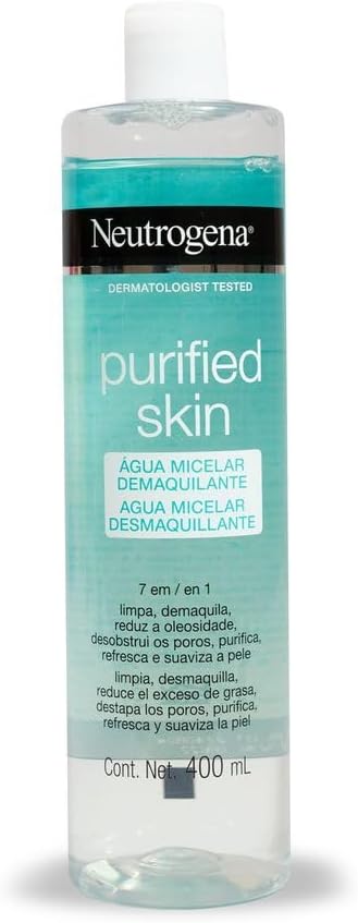 Desmaquillante de Agua Micelar Purificada 400ml Neutrogena 1