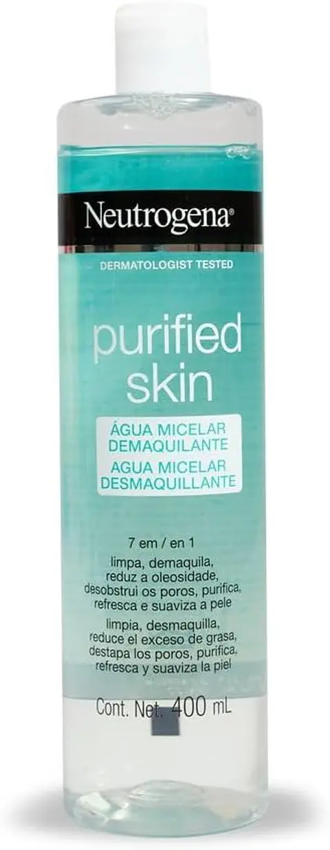 Desmaquillante de Agua Micelar Purificada 400ml Neutrogena