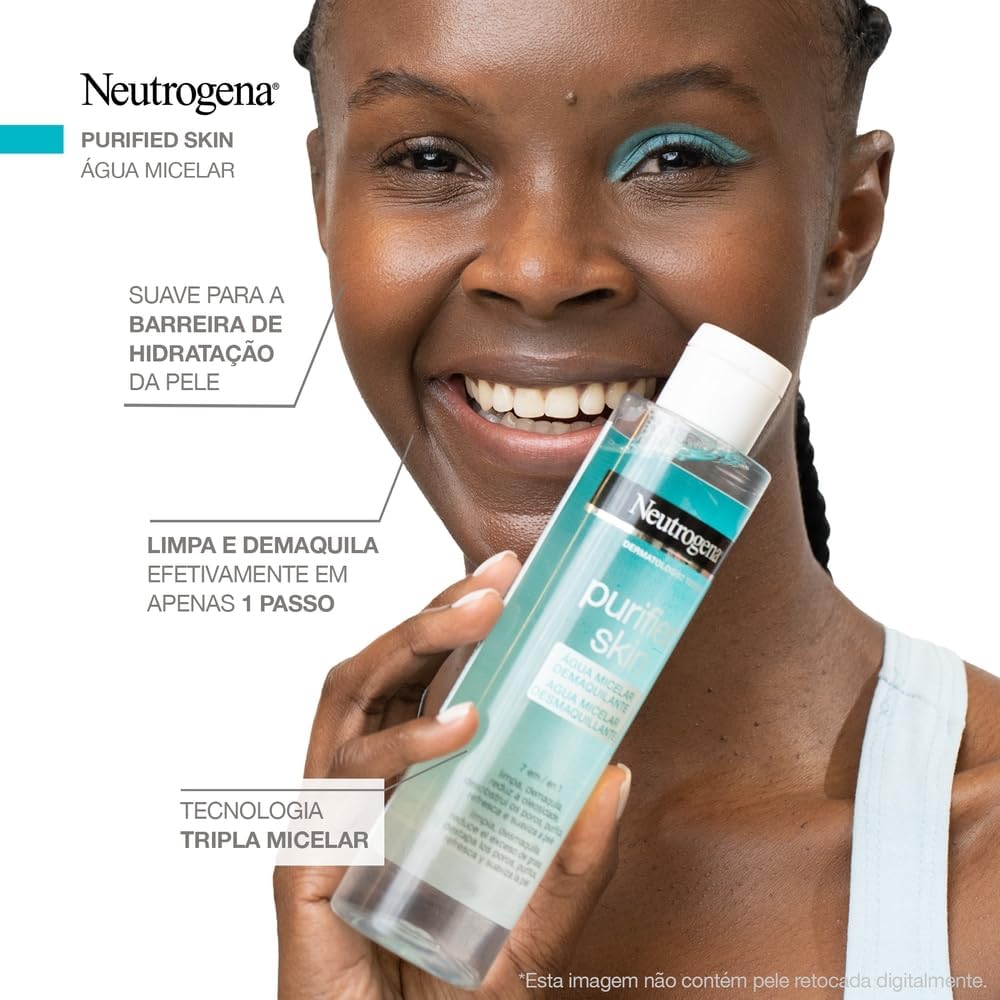 Desmaquillante de Agua Micelar Purificada 400ml Neutrogena 5