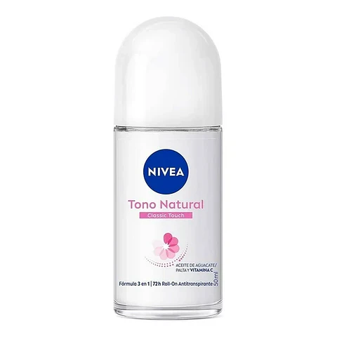 Women Aclarado Natural Beauty Roll-On 72HRS 50 mL Nivea 