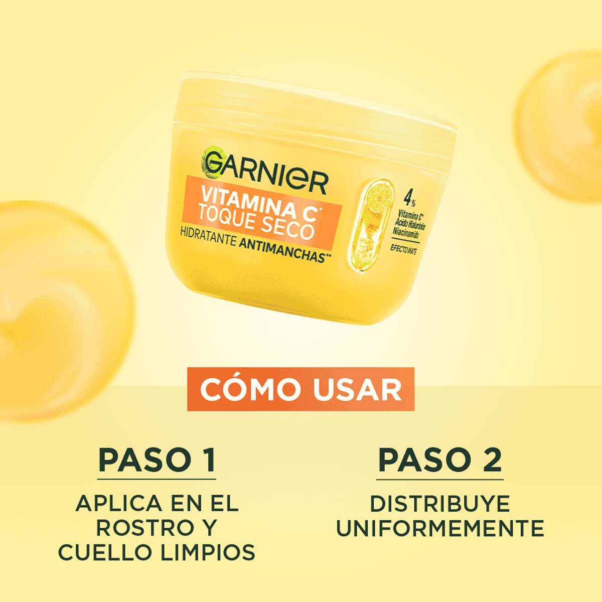 Hidratante Anti Manchas con Vitamina C 85gr Garnier 6