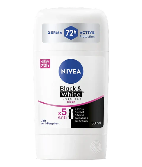Desodorante en Barra Invisible Clear 72hrs 54gr Nivea