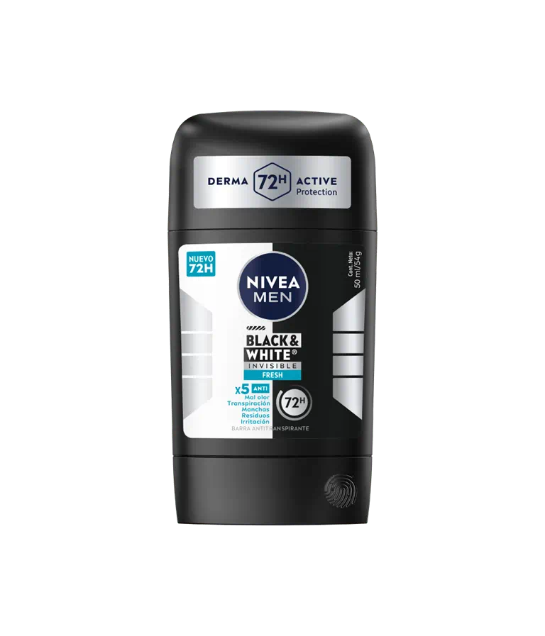 Antitranspirante 72hrs Invisible Fresh Barra 54gr Nivea Men 1