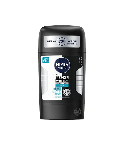 Antitranspirante 72hrs Invisible Fresh Barra 54gr Nivea Men