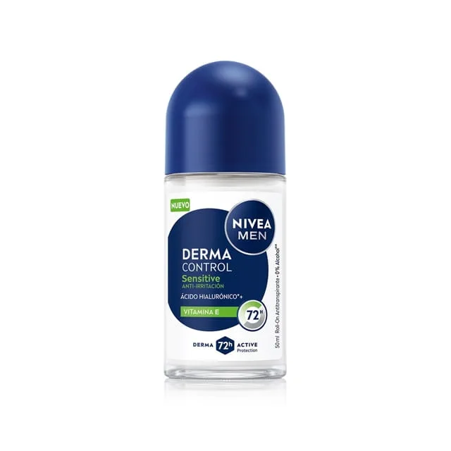Nivea Men Desodorante Antitranspirante Sensitive Protect 72hrs Roll On 50 ml 1