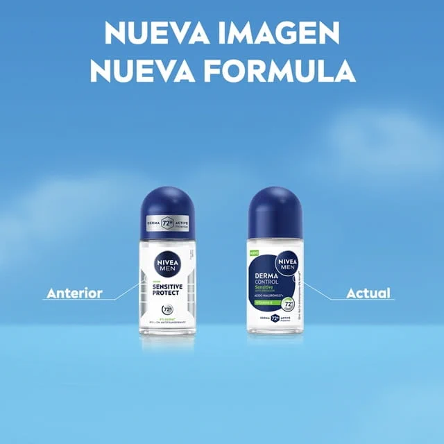 Nivea Men Desodorante Antitranspirante Sensitive Protect 72hrs Roll On 50 ml 4