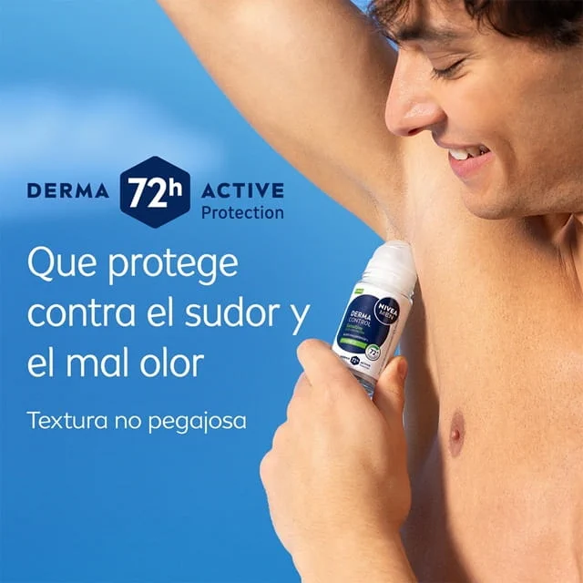 Nivea Men Desodorante Antitranspirante Sensitive Protect 72hrs Roll On 50 ml 3