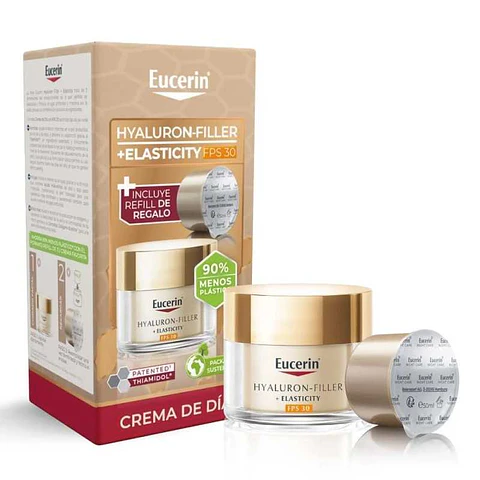 Pack Hyaluron Filler Elasticicty Crema Dia 50ml + Refill 50ml