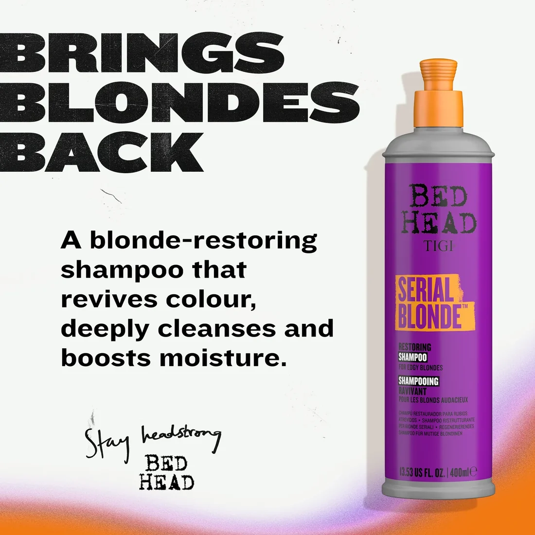 Shampoo Serial Blonde Matizador Morado 400ml Tigi 2