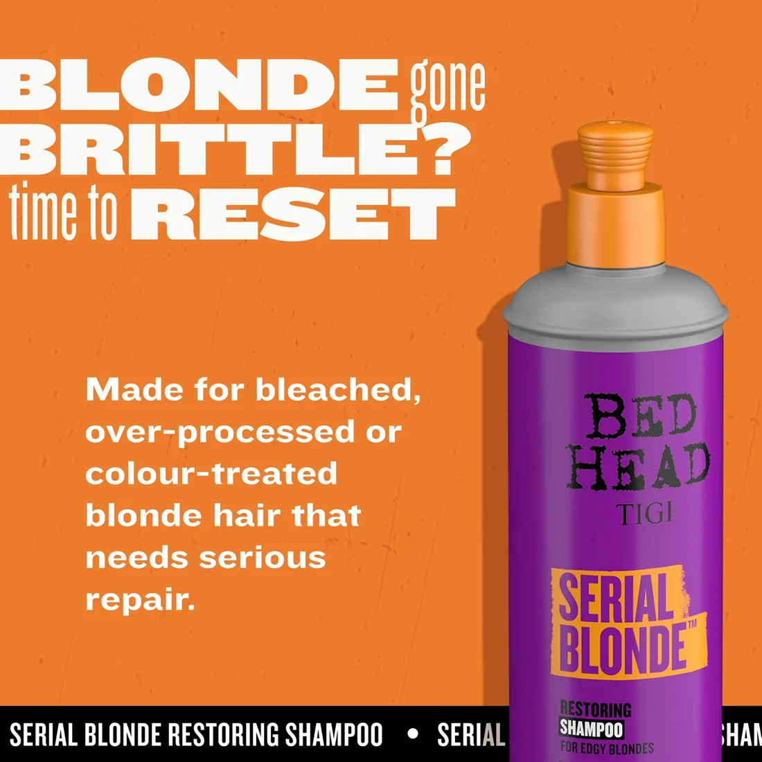 Shampoo Serial Blonde Matizador Morado 400ml Tigi 3