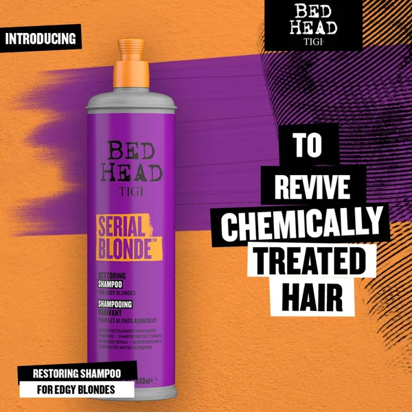 Shampoo Serial Blonde Matizador Morado 400ml Tigi 4