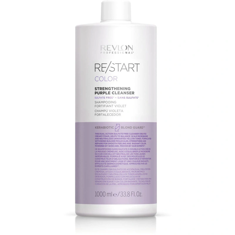 Shampoo Re Start Color Purple Cleanser 1Lt Professional Revlon 1