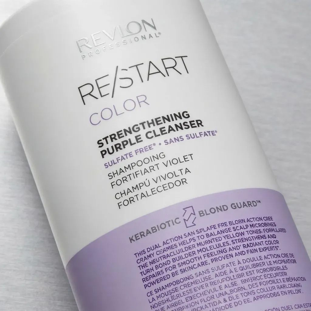 Shampoo Re Start Color Purple Cleanser 1Lt Professional Revlon 3