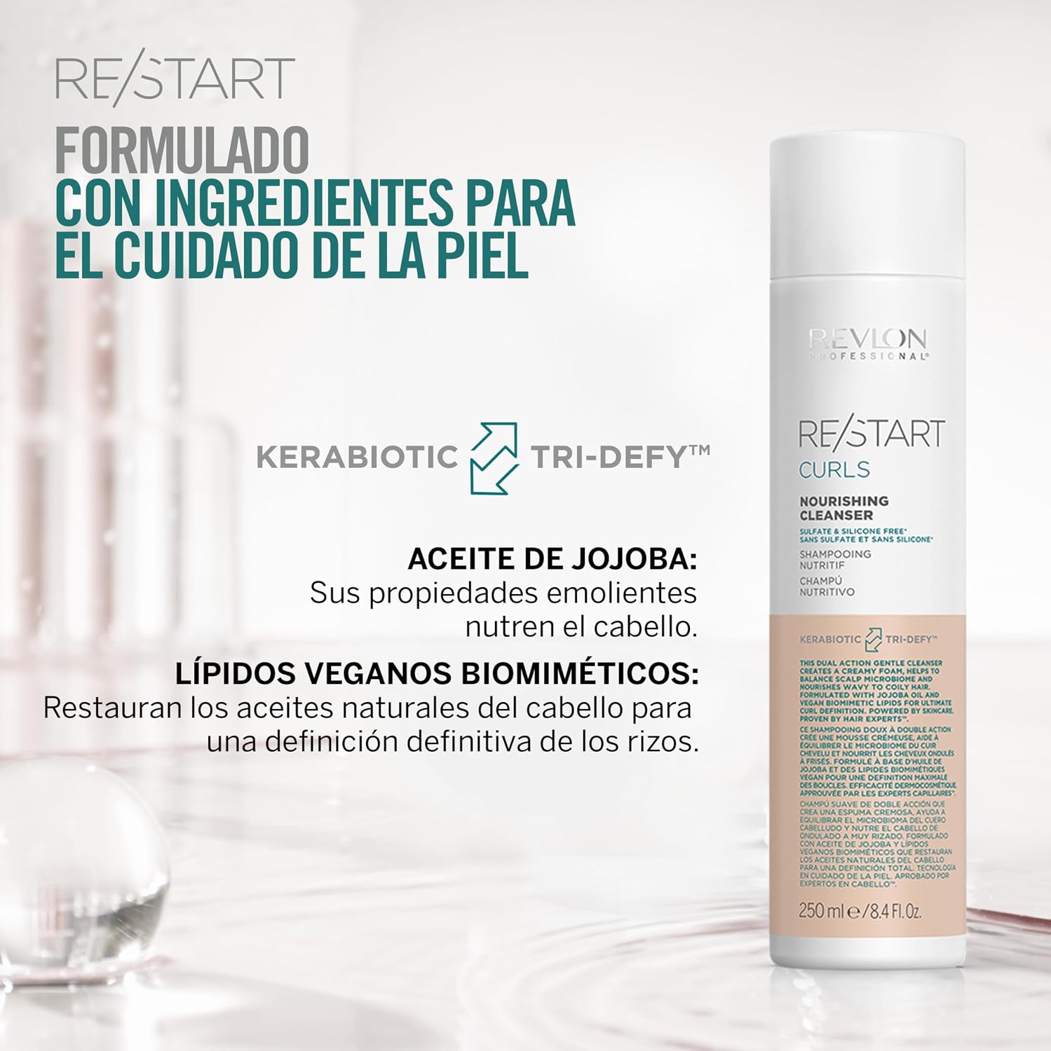 Shampoo Curls Nourishing Nutritivo Rizos 1Lt Professional Revlon 5