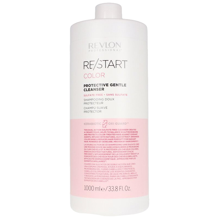 Shampoo Color Protective Gentle RESTART 1Lt Professional Revlon 4
