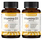 Vitamina D3 800ui 240 Cápsulas Vegetales Nutracore (2 X 120) - Miniatura 1