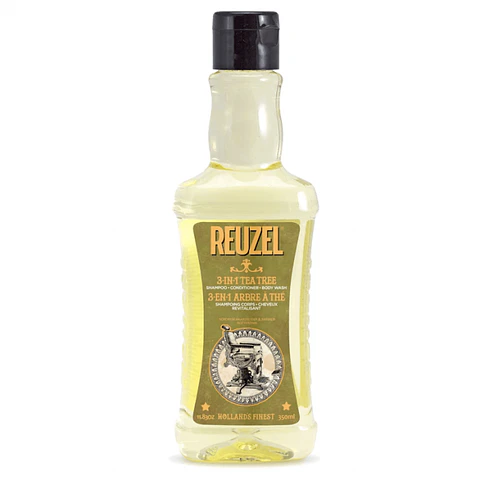 Shampoo 3en1 Arbol de Te 350ml Reuzel 