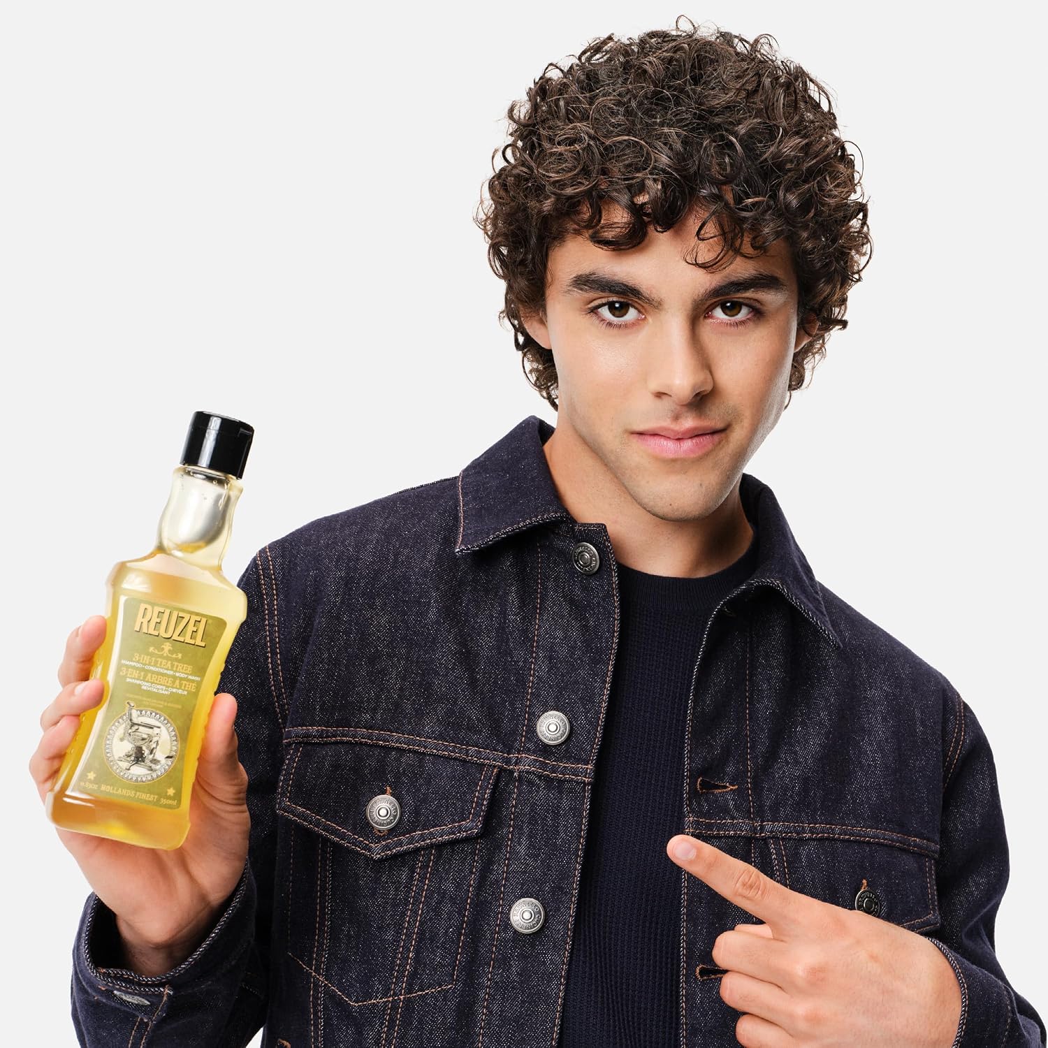 Shampoo 3en1 Arbol de Te 350ml Reuzel  6