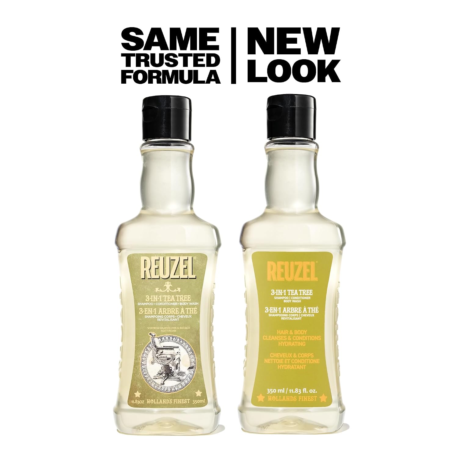 Shampoo 3en1 Arbol de Te 350ml Reuzel  8