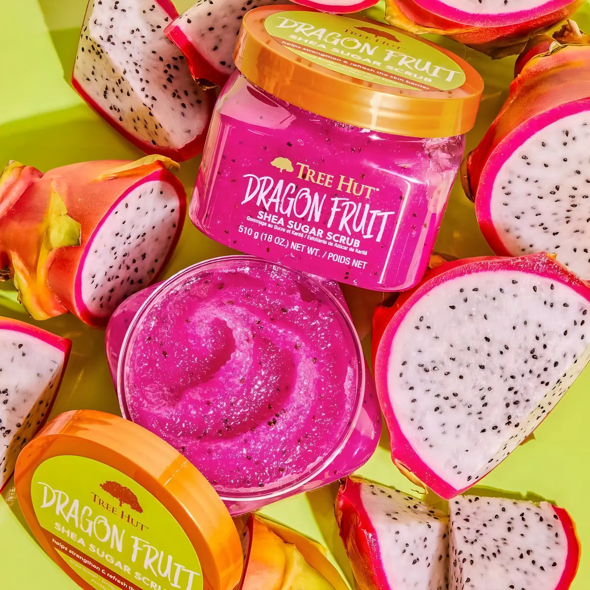 Exfoliante de Azucar de Karite Dragon Fruit 510g Tree Hut 3