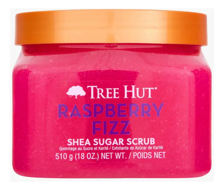 Exfoliante de Azucar de Karite Raspberry Fizz 510g Tree Hut 1