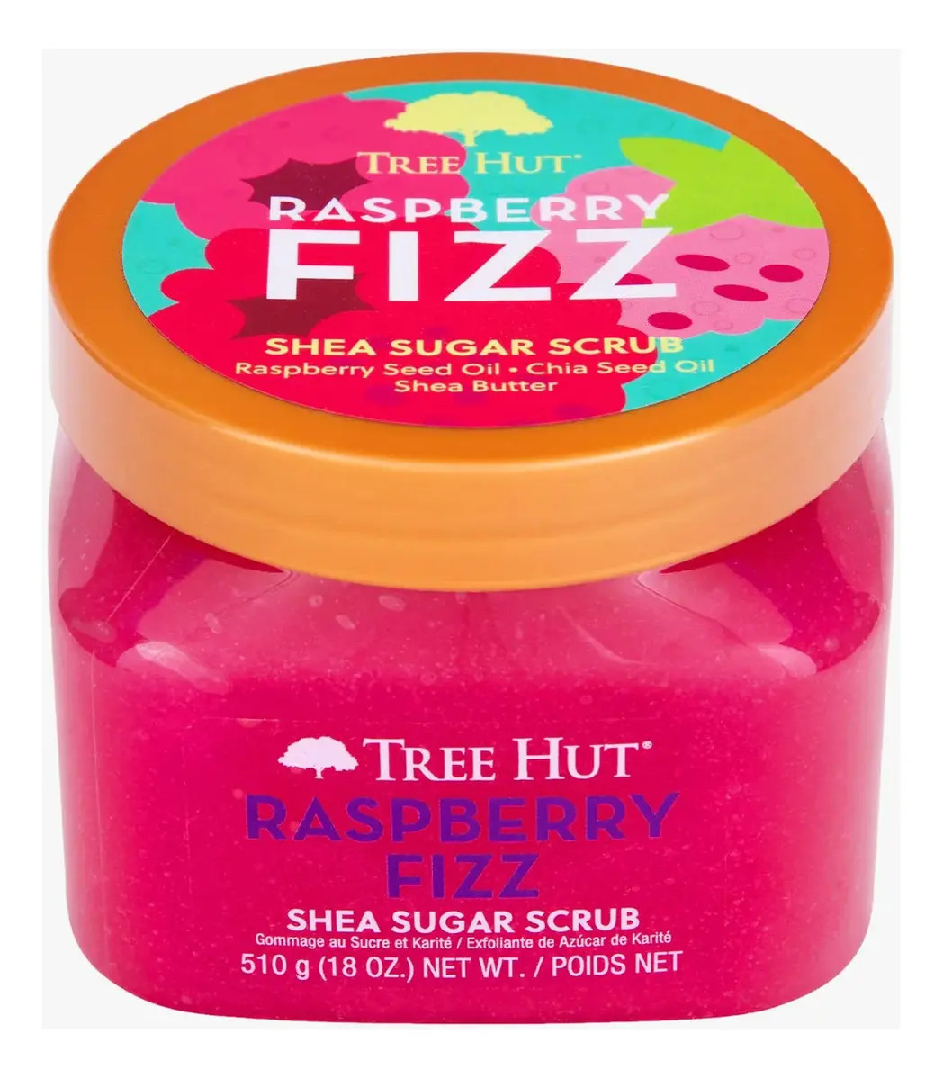 Exfoliante de Azucar de Karite Raspberry Fizz 510g Tree Hut 2