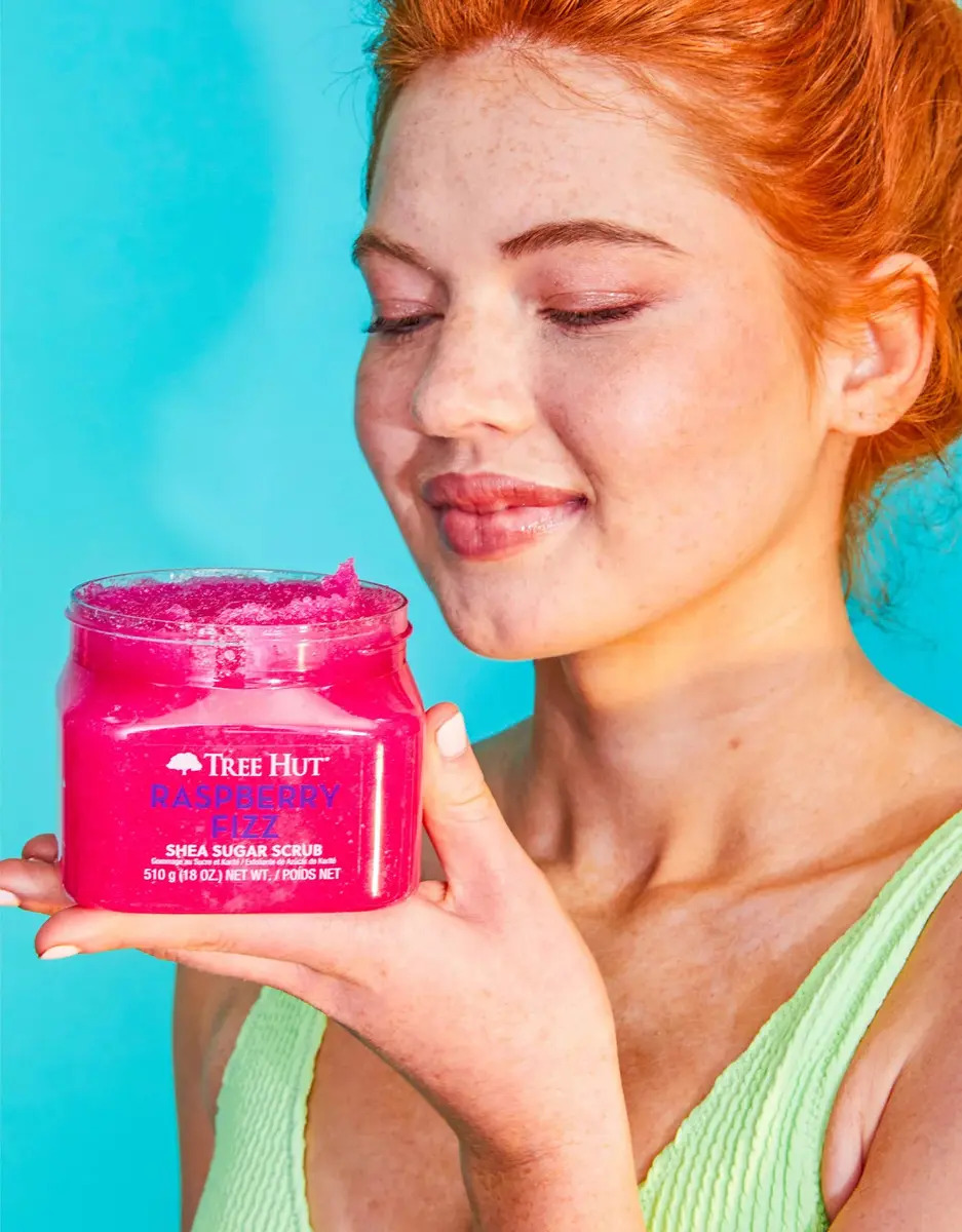 Exfoliante de Azucar de Karite Raspberry Fizz 510g Tree Hut 4