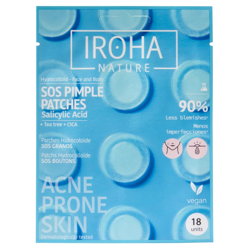 Parches Hidrocoliode SOS Imperfecciones 18 units Iroha Nature 9