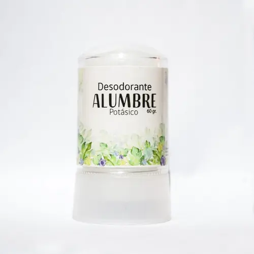 Desodorante Antitranspirante Stick Sin Fragancia HBM Piedra Alumbre 60g Axilas 1
