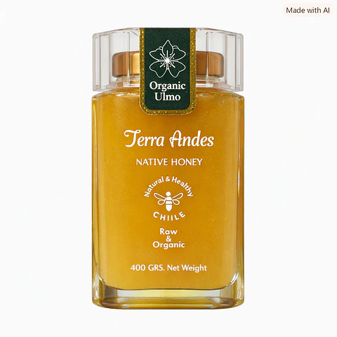 Miel Organic Ulmo Native Honey 400gr Ed. Luxury Terra Andes