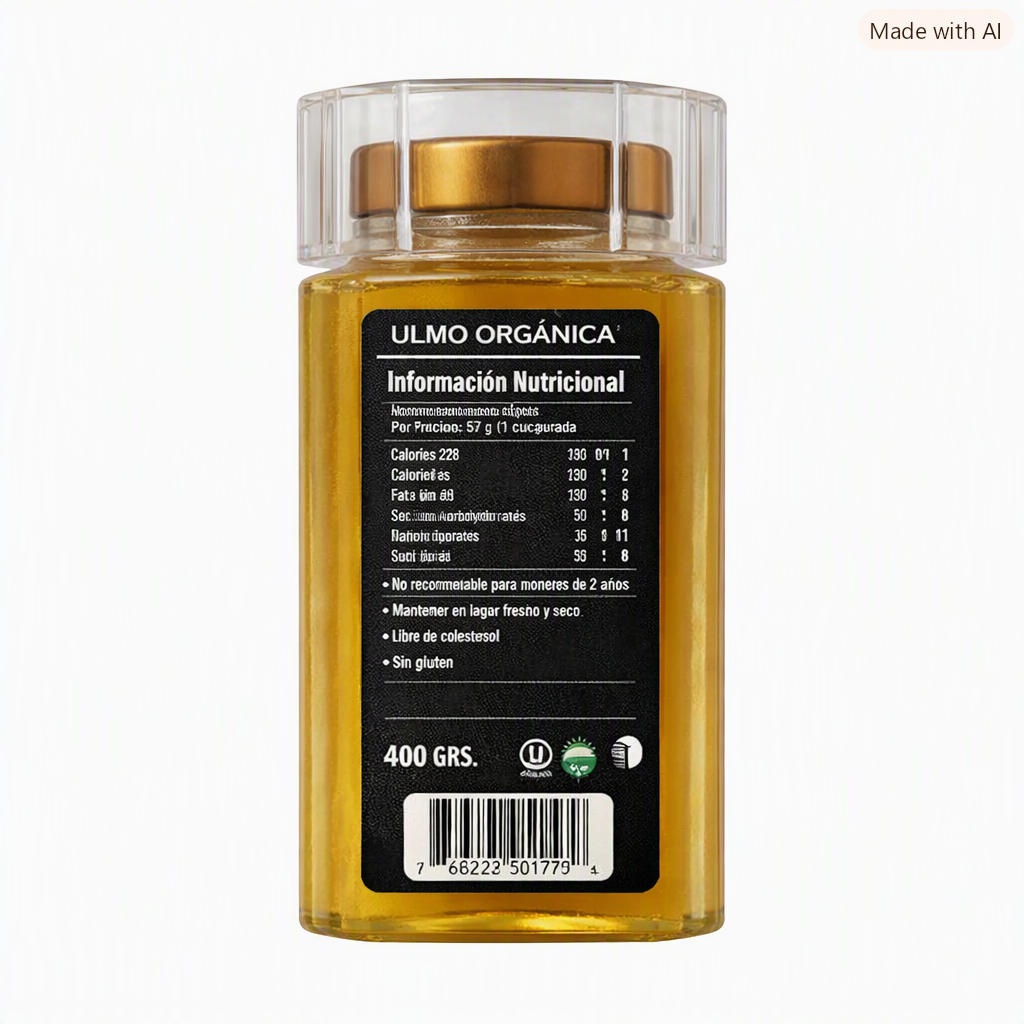 Miel Organic Ulmo Native Honey 400gr Ed. Luxury Terra Andes 2
