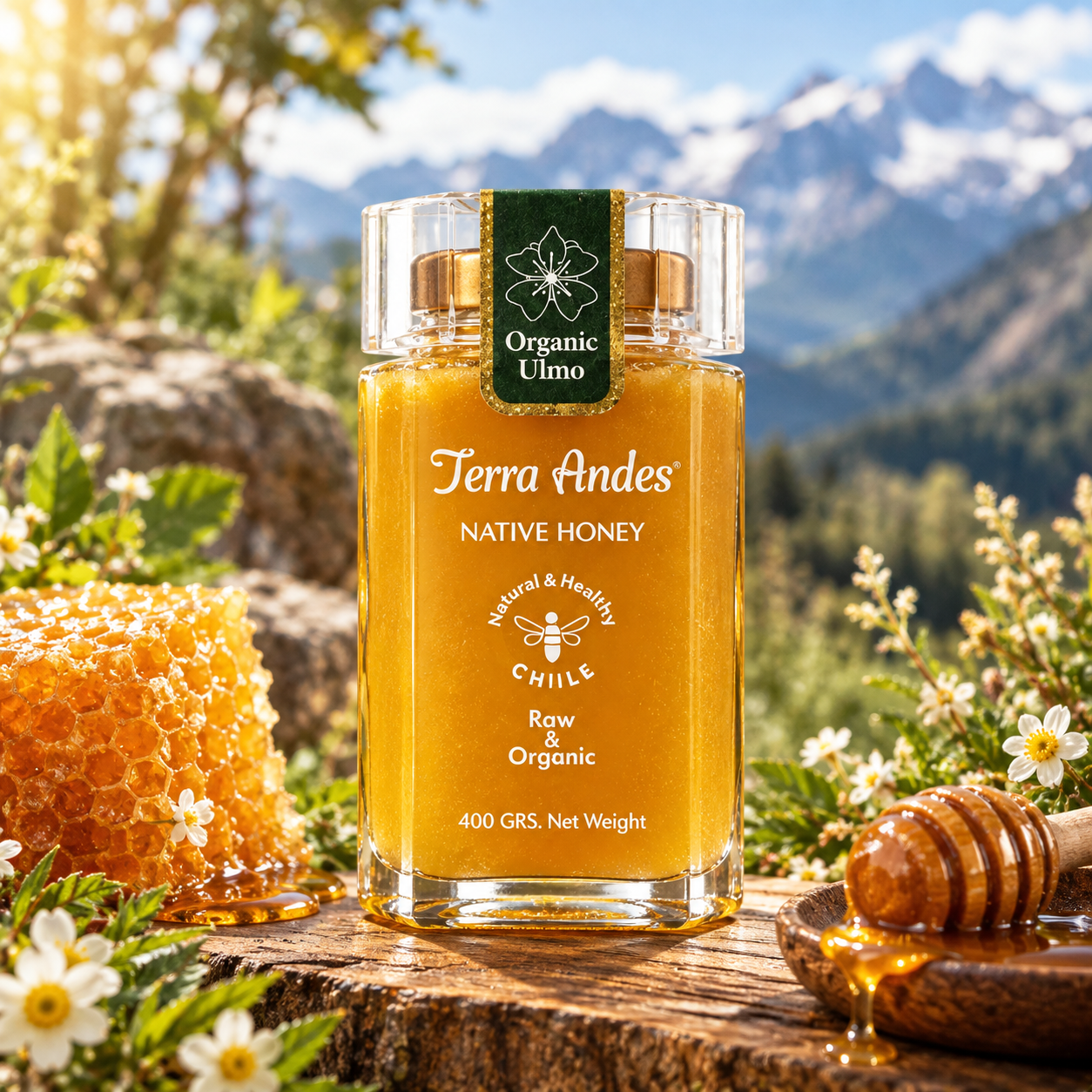 Miel Organic Ulmo Native Honey 400gr Ed. Luxury Terra Andes 3