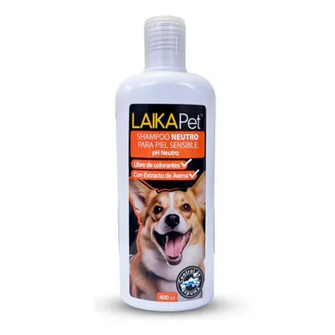 Shampoo Piel Sensible Ph Neutro Extrato de Avena 400ml LaikaPet