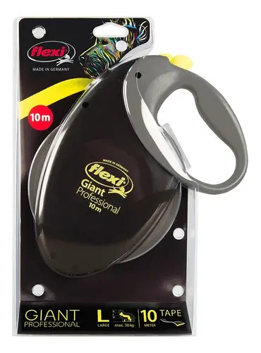Correa Flexi Giant Professional 10m 50kg Retractil Negra 5