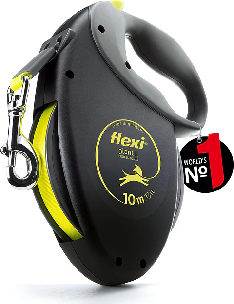 Correa Flexi Giant Professional 10m 50kg Retractil Negra