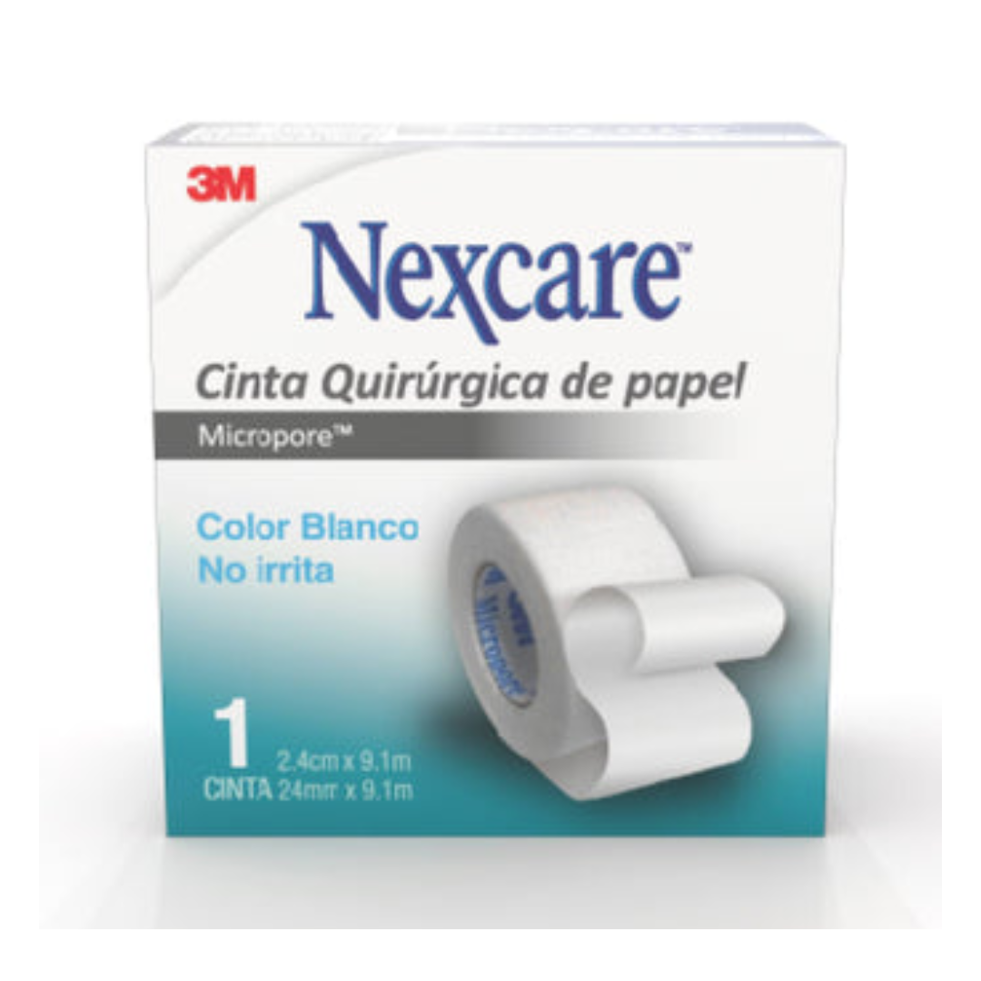 Cinta Quirurgica de Papel Micropore 24mm*9.1m  Nexcare 1