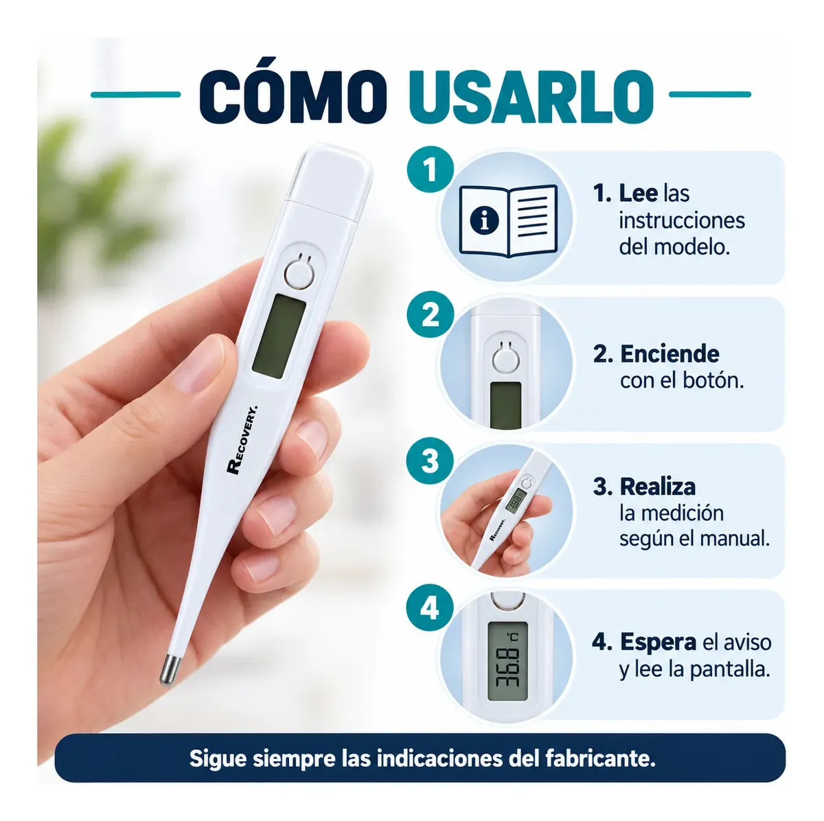 Termometro Digital Recovery  4