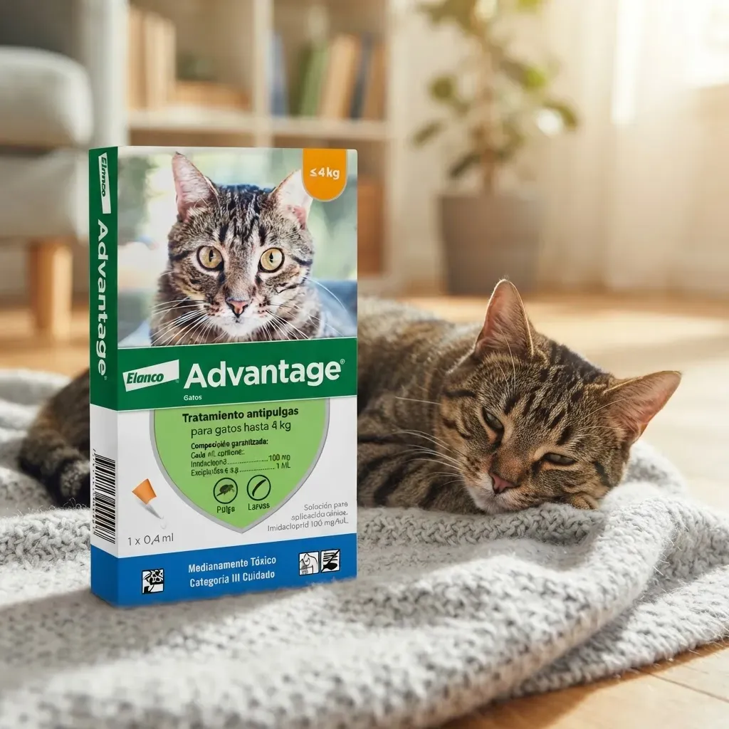 Advantage Para Gatos Hasta 4kg Elanco 2