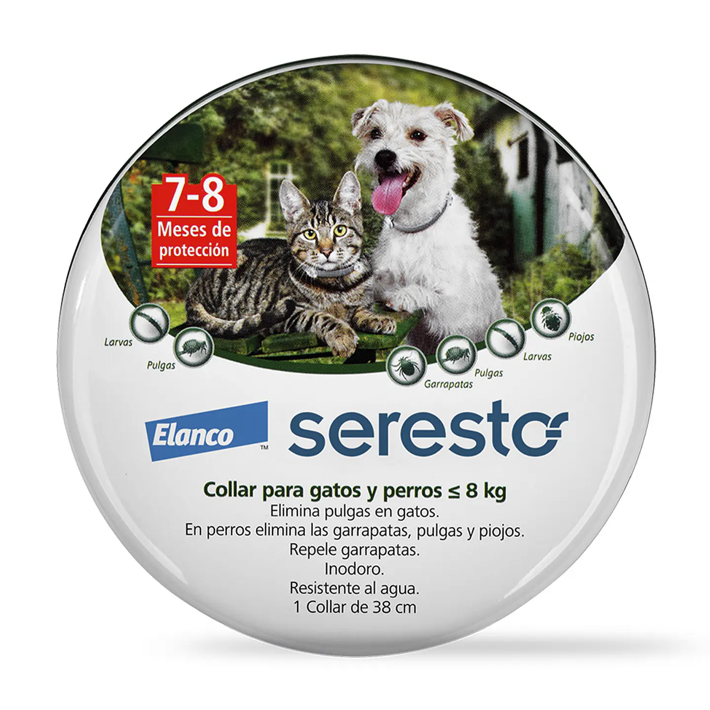Collar  Seresto Perro y Gato Menos 0-8kg  2