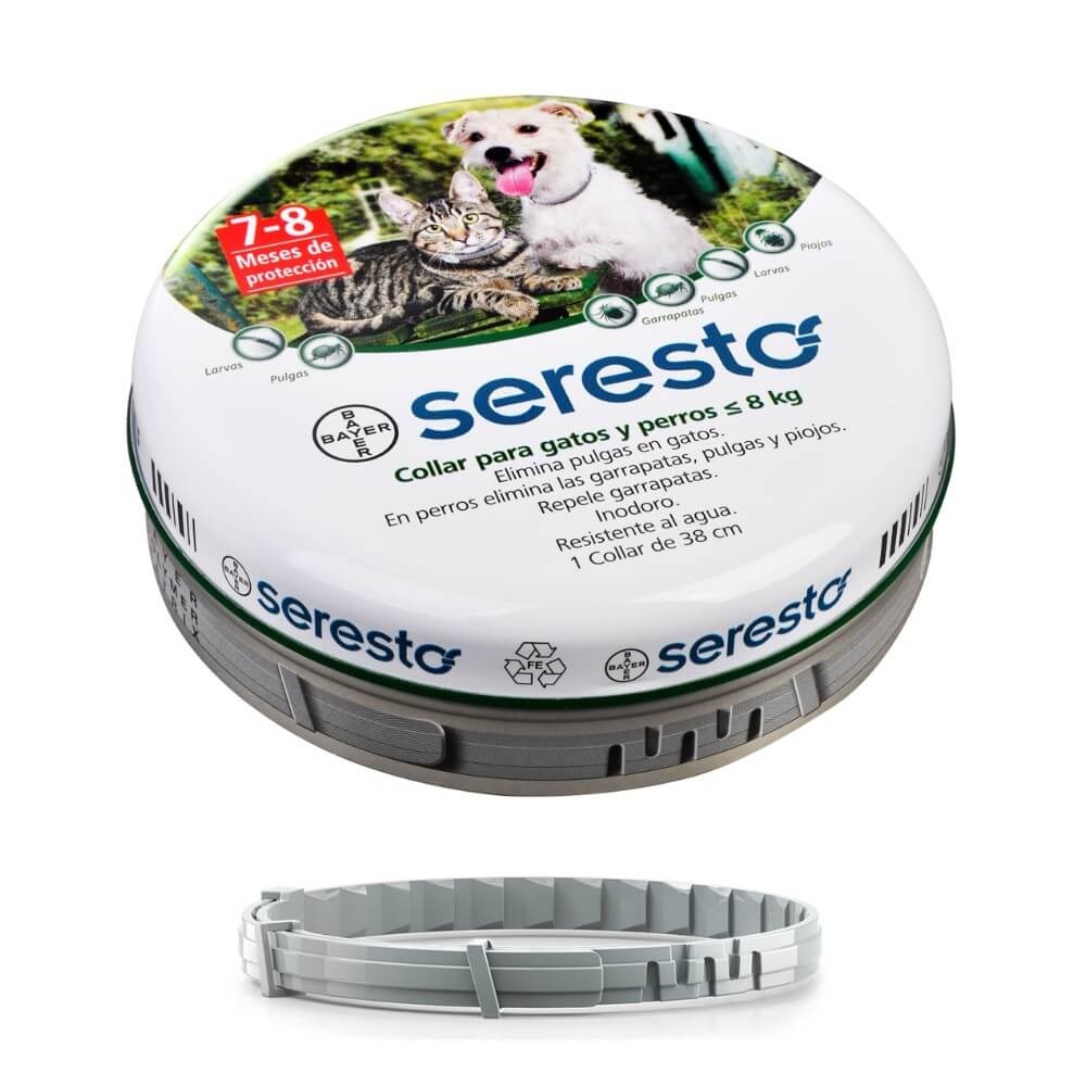 Collar  Seresto Perro y Gato Menos 0-8kg  3