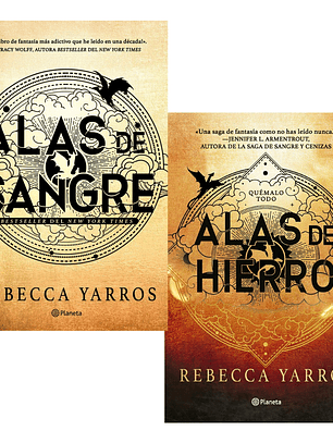 PACK EMPÍREO ALAS DE SANGRE + ALAS DE HIERRO. REBECCA YARROS