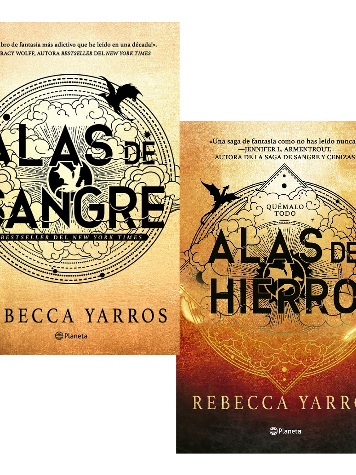 PACK EMPÍREO ALAS DE SANGRE + ALAS DE HIERRO. REBECCA YARROS 1