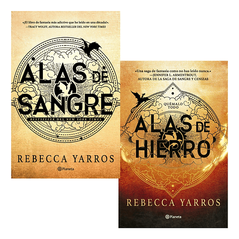 PACK EMPÍREO ALAS DE SANGRE + ALAS DE HIERRO. REBECCA YARROS