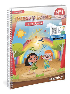 TRAZOS Y LETRAS 1 LETRA LIGADA 4 AÑOS -  NUEVA EDICIÓN 2026 