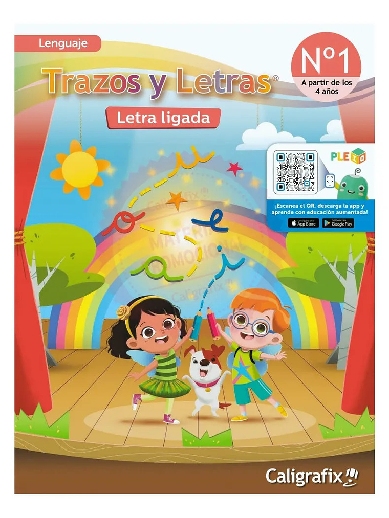 TRAZOS Y LETRAS 1 LETRA LIGADA 4 AÑOS -  NUEVA EDICIÓN 2026  2