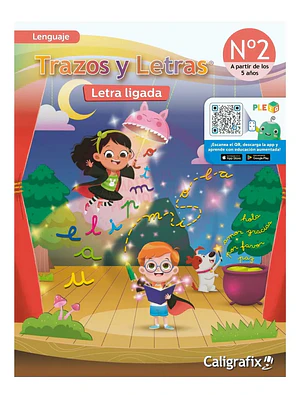 TRAZOS Y LETRAS 2 LETRA LIGADA 5 AÑOS -  NUEVA EDICIÓN 2026 